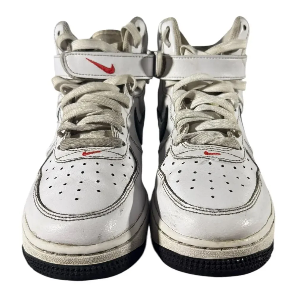 Nike Air Force 1 High Electric White Crimson Black GS 5Y 6.5 wmns max penny